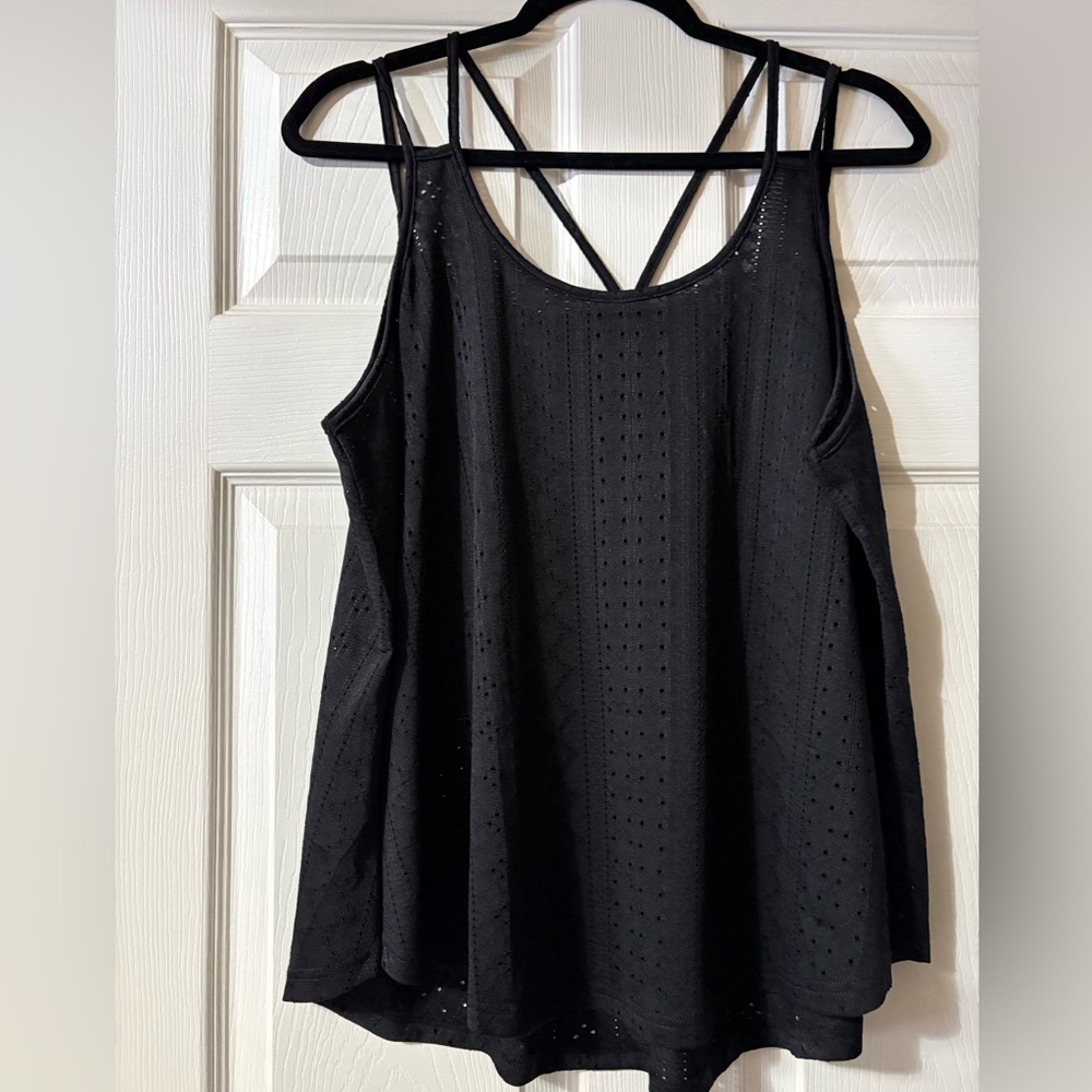 Elegant Black Lace Women's Top